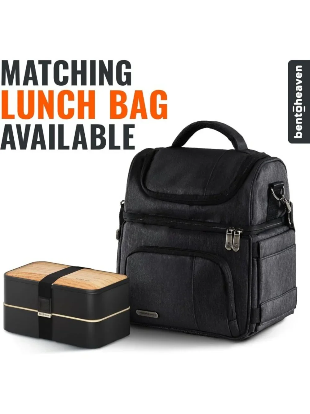 Stylish Bento Box for Adults & Kids - Compartment Lunch Container with Utensils